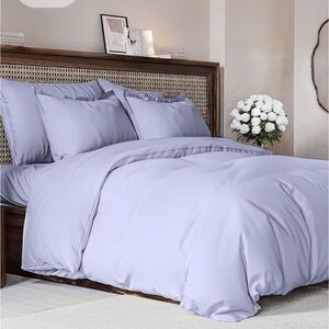 Elegant Lavender Duvet Cover Set